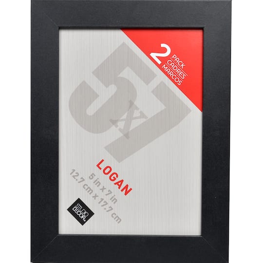 12 Packs: 2 ct. (24 total) Black Tabletop Frames, Logan by Studio Décor®
